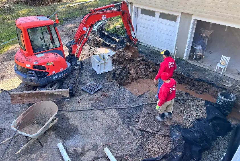 Foundation drainage system