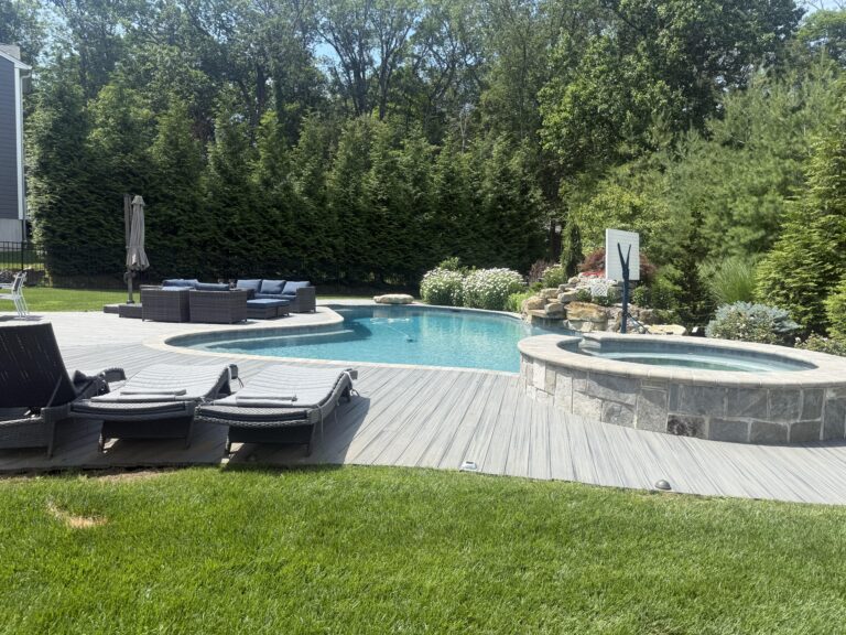 Sage Landscaping's Pool and Spa Build in Somerset, NJ
