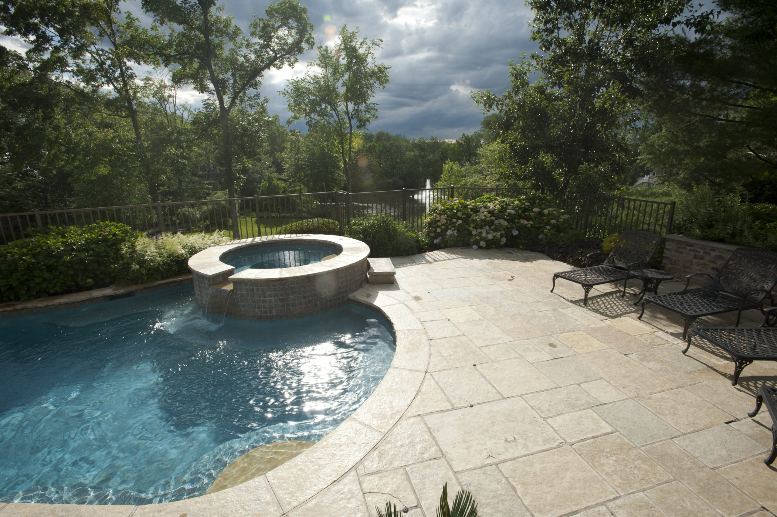 Small Backyard Pool Transformations | Watchung Landscape Contractor