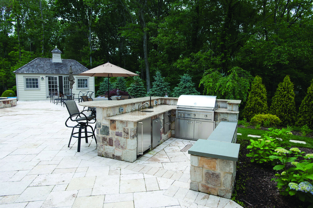 Outdoor Kitchen Design | NJ Landscape Contractor on Freeze-Thaw Materials