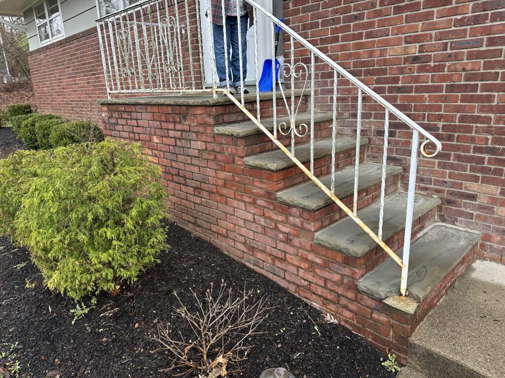 (Before) Front Porch & Walkway Makeover in Long Hill Township, NJ