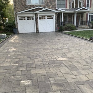 New Paver Driveway Installation in Berkeley Heights NJ - Sage Landscape Contractors